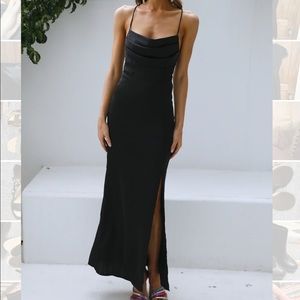 NWT Hello Molly Golden Thoughts Maxi Dress